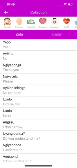 Game screenshot Zulu English Dictionary mod apk