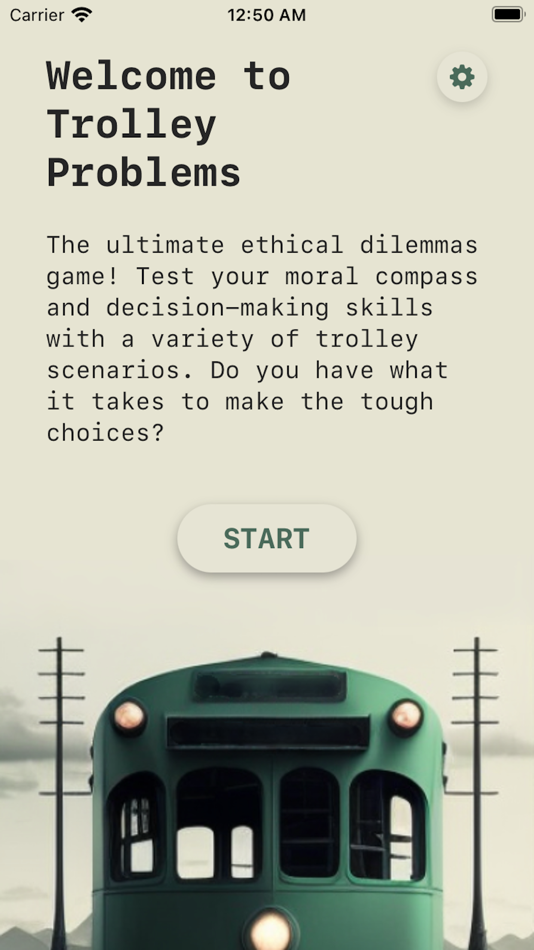 #1. Trolley Problems (iOS) By: Dylan Lualdi