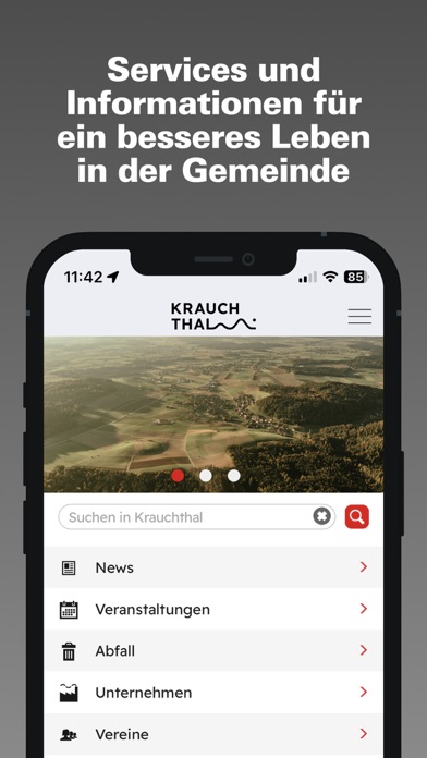 Gemeinde Krauchthal Screenshot