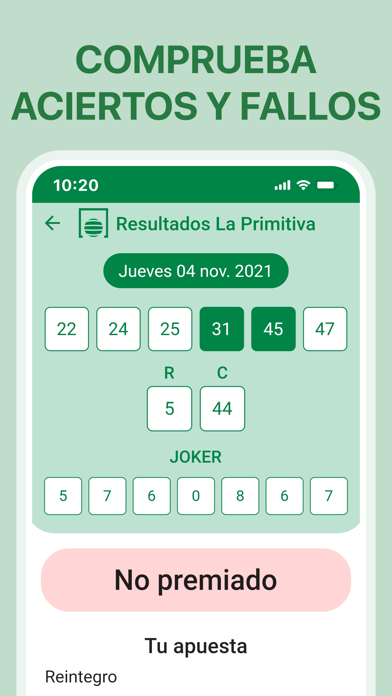 PRIMITIVA Escaner y Resultados Screenshot