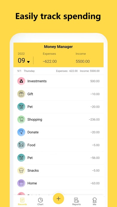 Money Tracker:Expense & Budget Screenshot