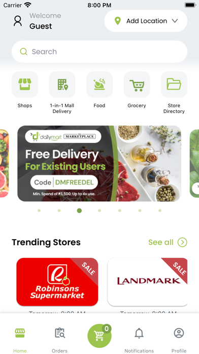 DailyMart - Grocery Deliveries Screenshot