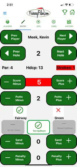 Game screenshot FairwayFiles Golf Scorecard apk