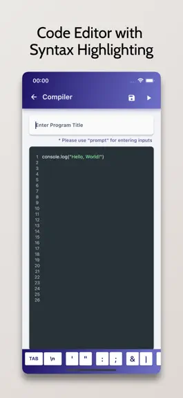 Game screenshot JavaScript Compiler - Run .js hack