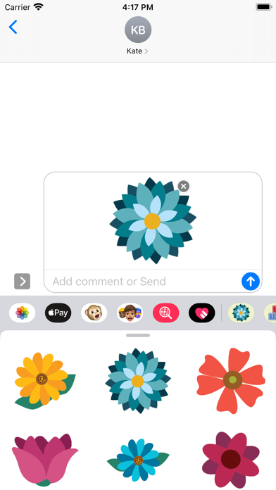 フラワーズ-iMessageと用ステッカー作成ツールのおすすめ画像3