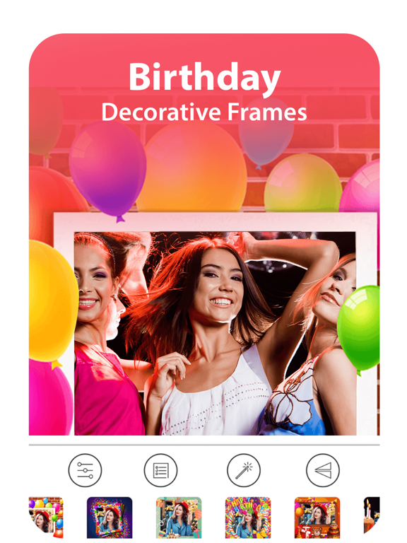 Screenshot #3 for Birthday Cake Photo Frames