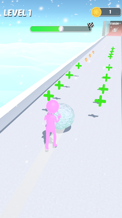 Snow Bridge Ice Race Ball Gameのおすすめ画像5