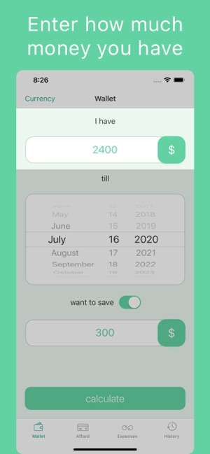 MoneyLeft - Afford calculator(圖3)-速報App