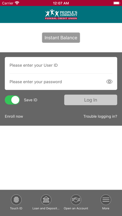 People's Mobile Banking Screenshot