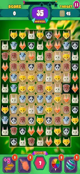 Game screenshot Paper Animal Match 3 Games hack