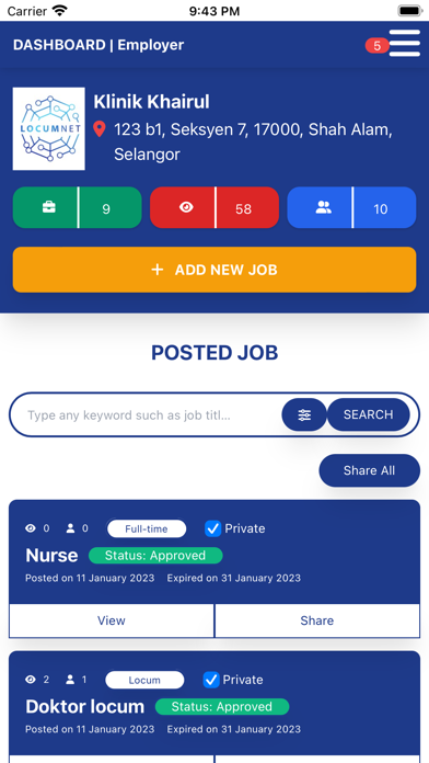 Locumnet Co. Screenshot