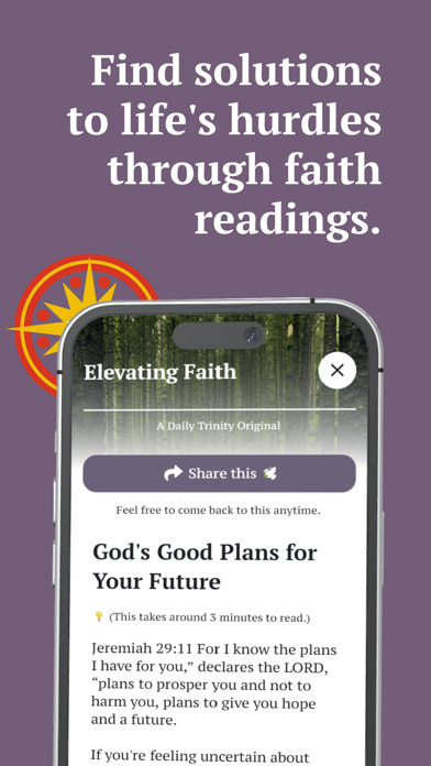 Daily Trinity: grow your faith Screenshot