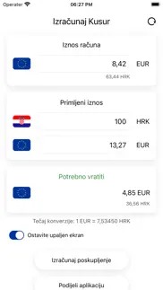 izracunaj kusur - eur u hrk iphone screenshot 1