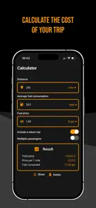 Fuel Calculator - Pro screenshot #2 for iPhone