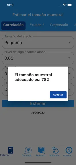 Game screenshot Calculadora Muestral hack