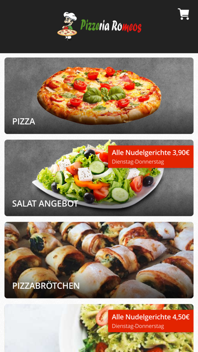Pizzeria Romeos Gütersloh Screenshot