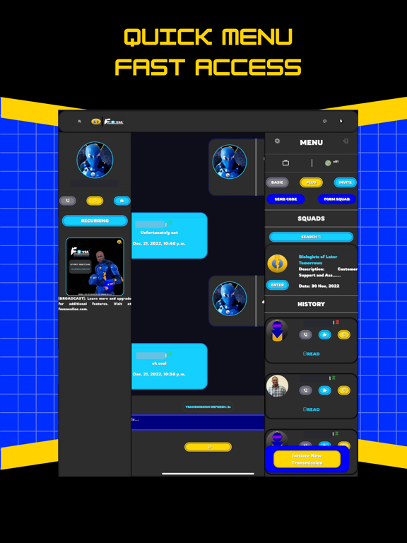 Fovea® iPad screenshot 3 - Social Networking app