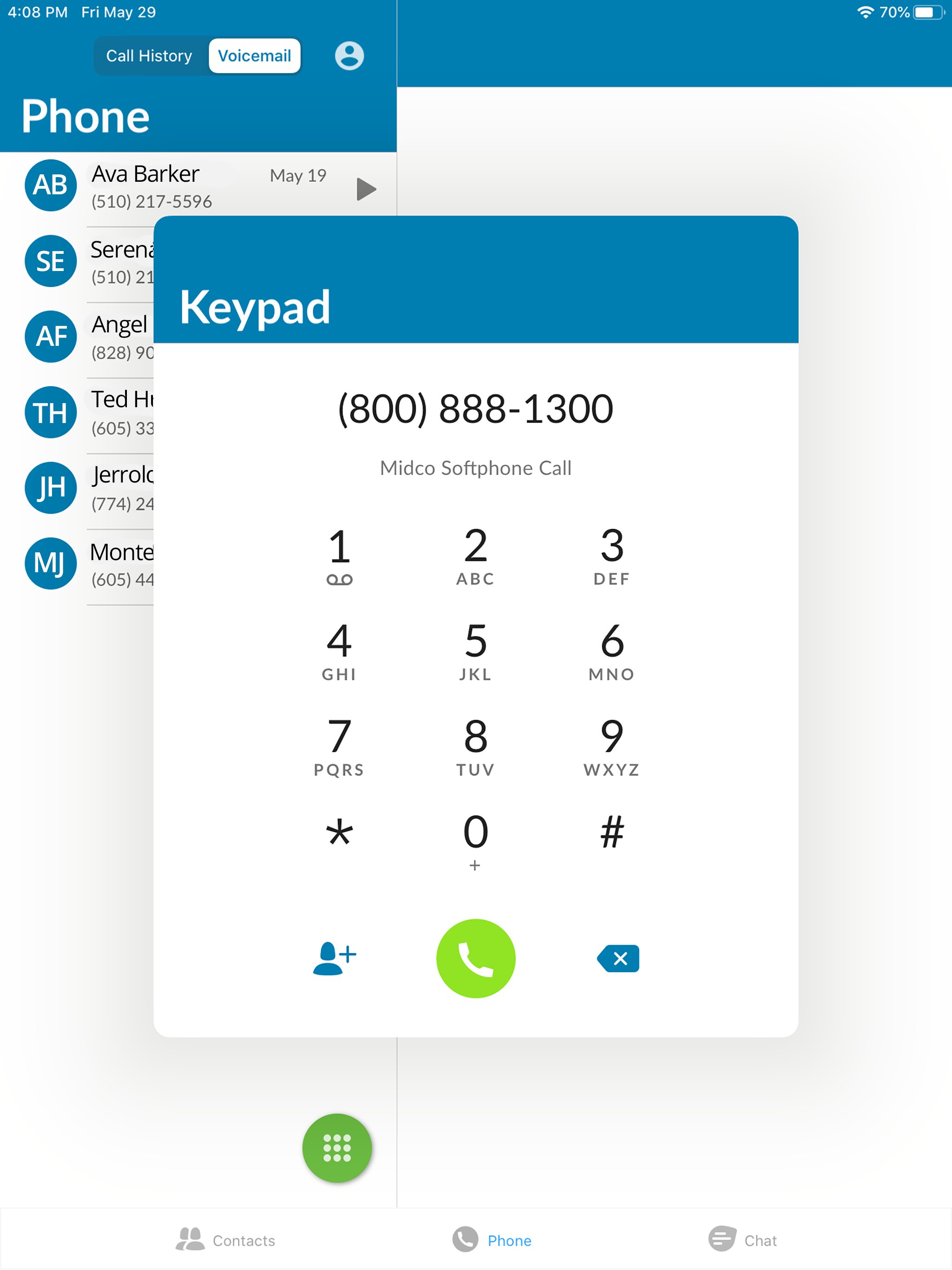Midco Softphone screenshot 14