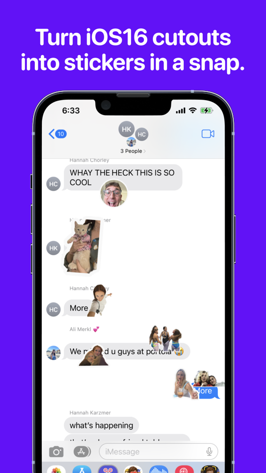 #3. Cutouts: React With Your Face (iOS) Podle: Wellnest, Inc.