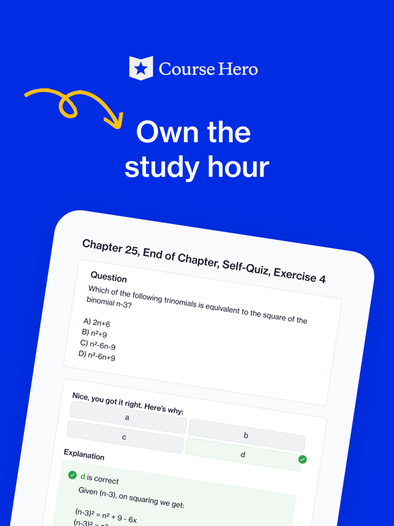 Screenshot #4 pour Course Hero: AI Homework Help