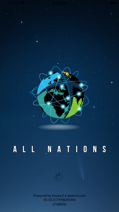 All Nations App Screenshot