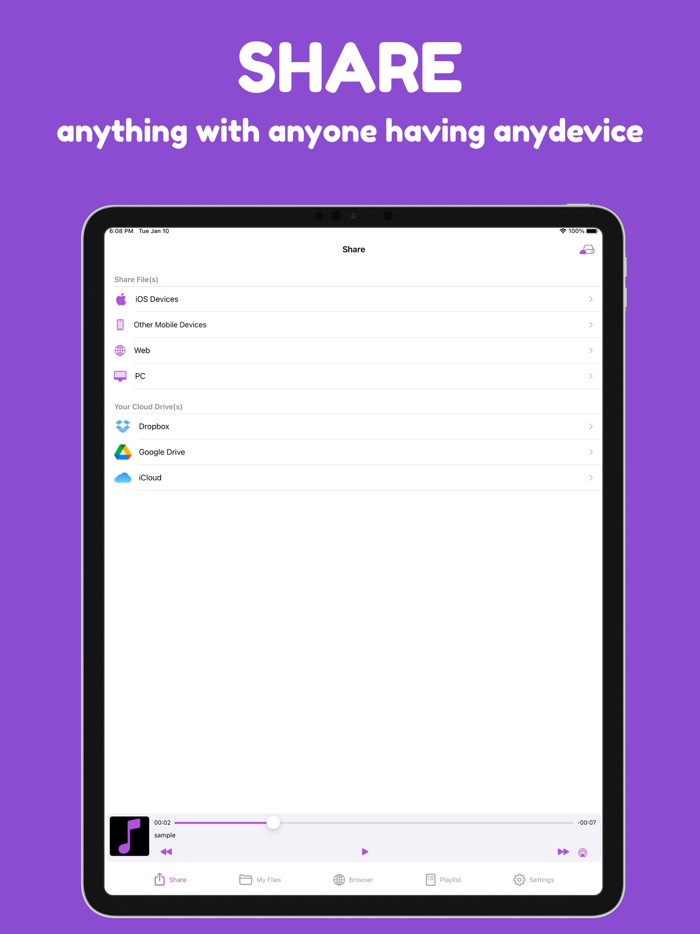 OneTap Share - Files Sharing