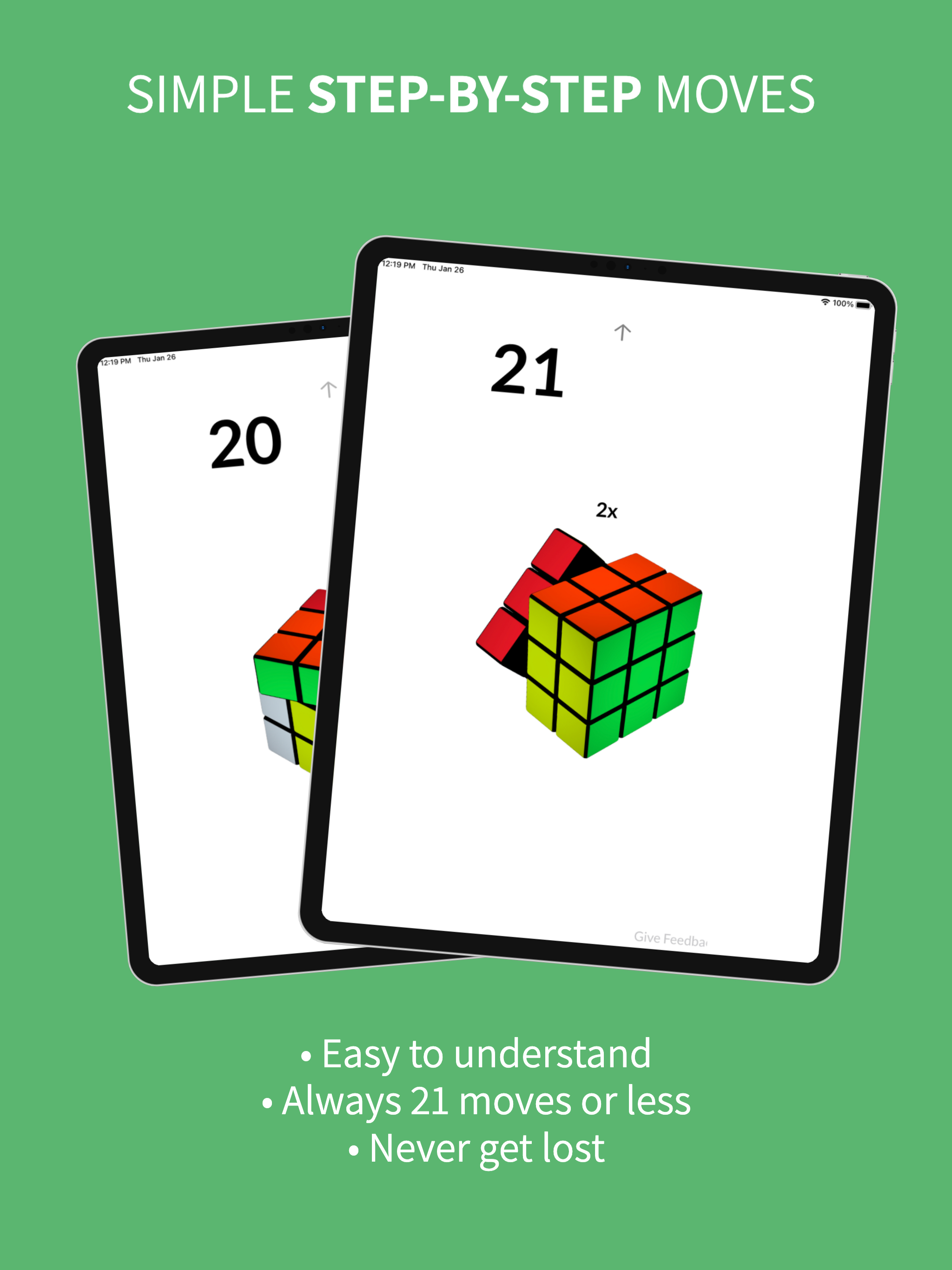 21Moves | Cube Puzzle Solver