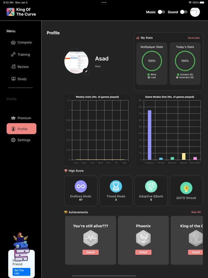 MCAT King of the Curve