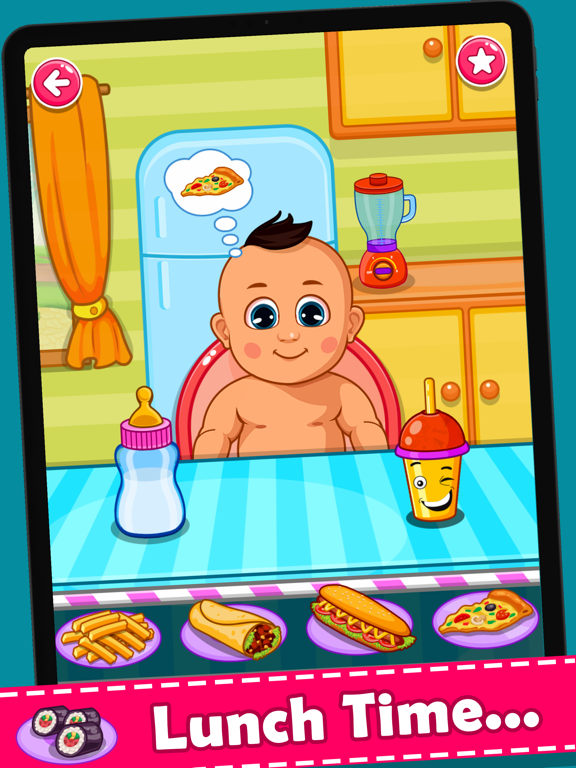 Baby Care Games. Kids Daycare iPad screenshot 4 - Education app