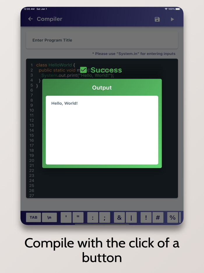 Java Compiler - Run .java Code