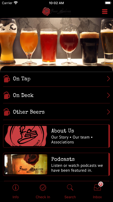 Four Saints Brewing Company Screenshot