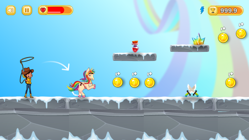 #2. Unicorn Games: Pony Running (iOS) Av: Dzine Media