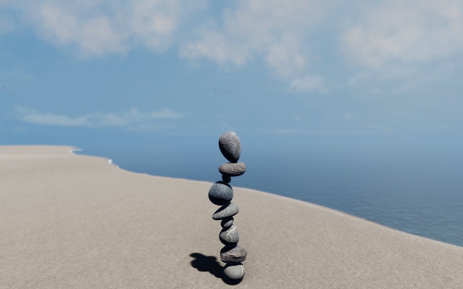 #7. Cairn: Stone Balancing (macOS) By: Ammonite Design Studios Ltd