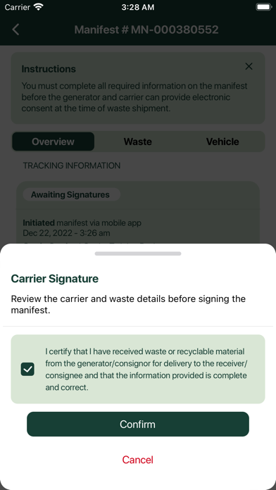 RPRA HazTrack Screenshot