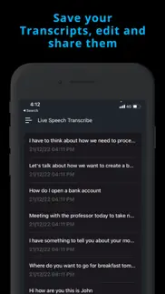 live transcribe pro for deaf iphone screenshot 3