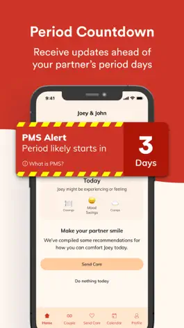 Game screenshot Blood Couple Period Tracker mod apk