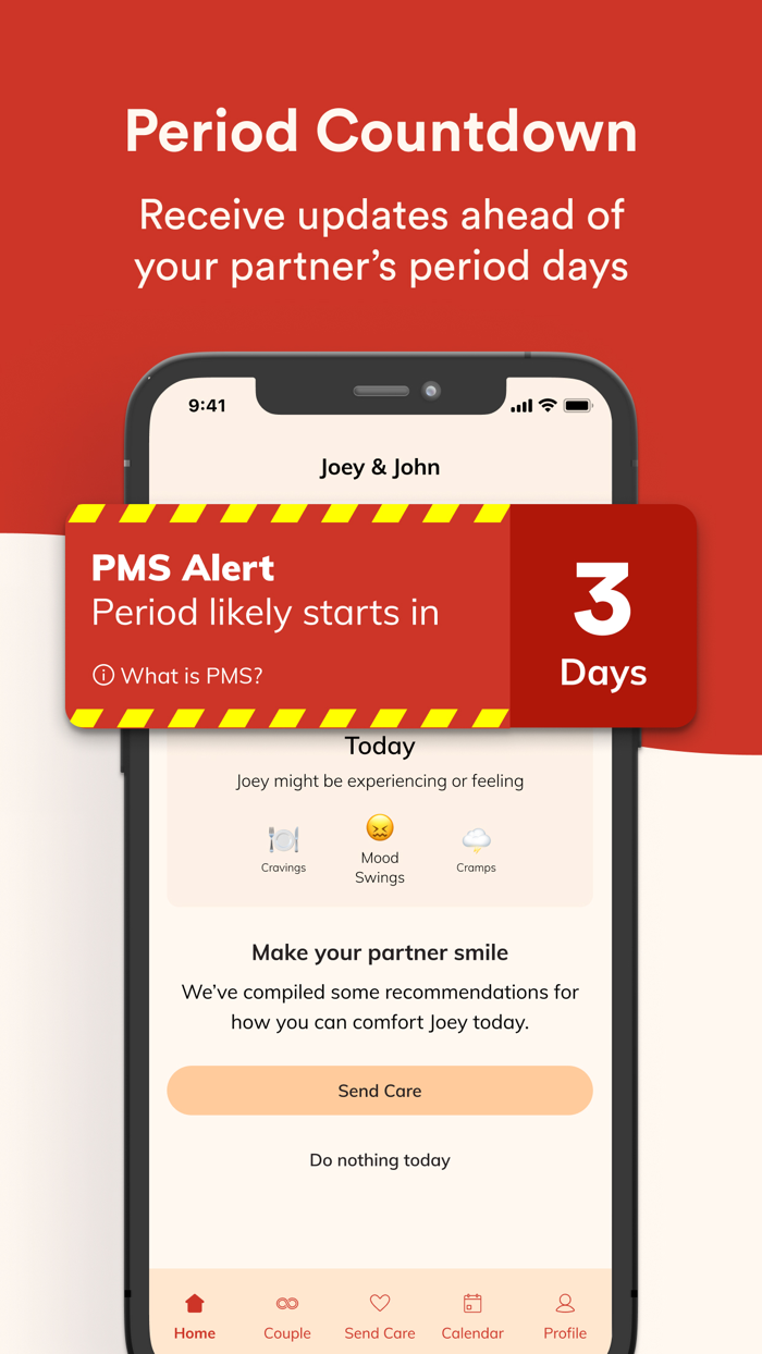 Blood Couple Period Tracker