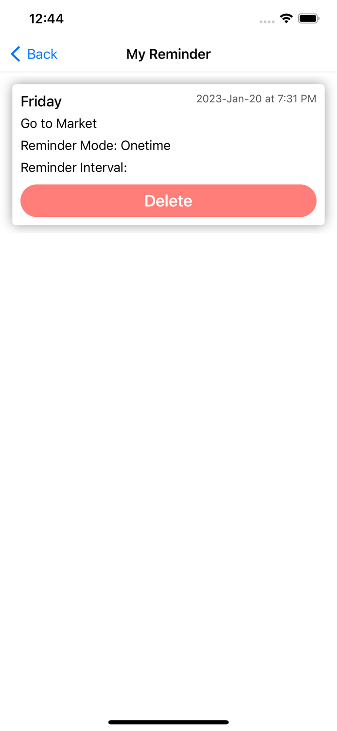 Reminder - Be Notified