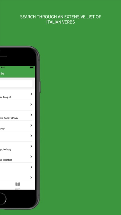 Italian Verbs Screenshot