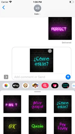 Game screenshot Neon talk for Spanish apk