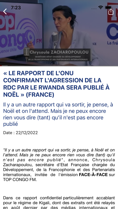 Screenshot #3 pour Top Congo FM