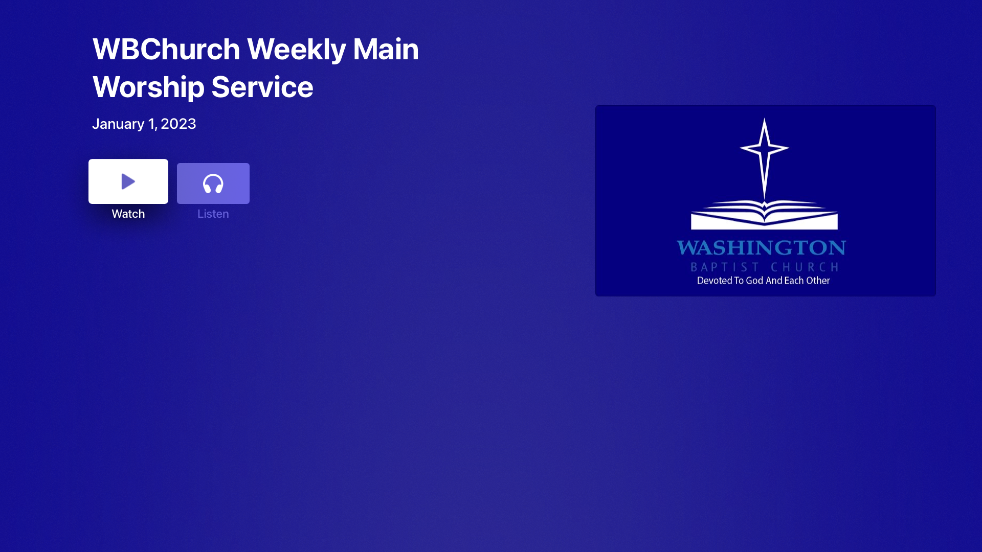 Washington Baptist Church NJ screenshot 8