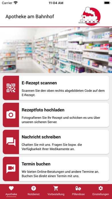 Apotheke am Bahnhof Screenshot