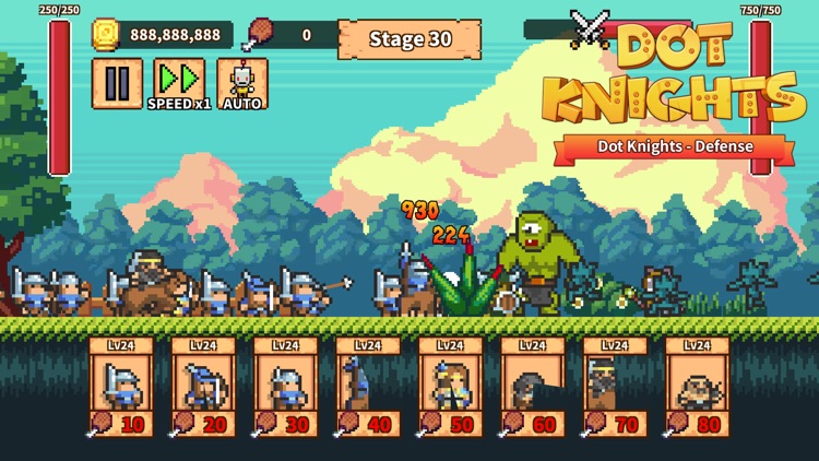 Dot Knights: Pixel Defense War