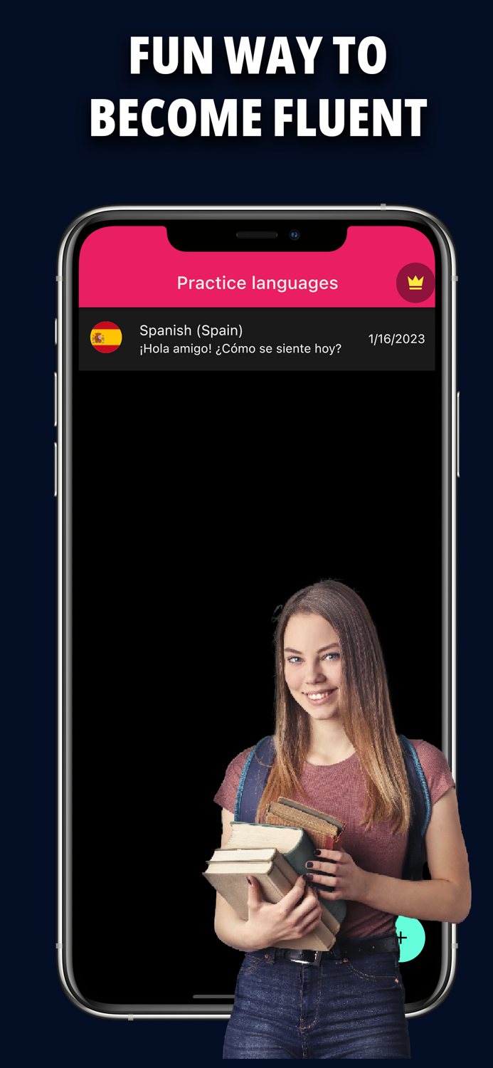 Practice languages learning AI