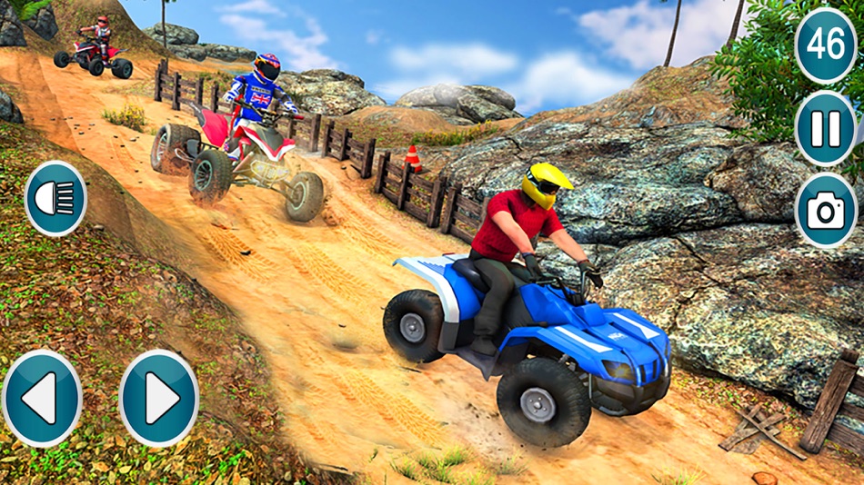 #1. ATV Quad Bike Racing Game 3D (iOS) Podle: Muhammad Asif