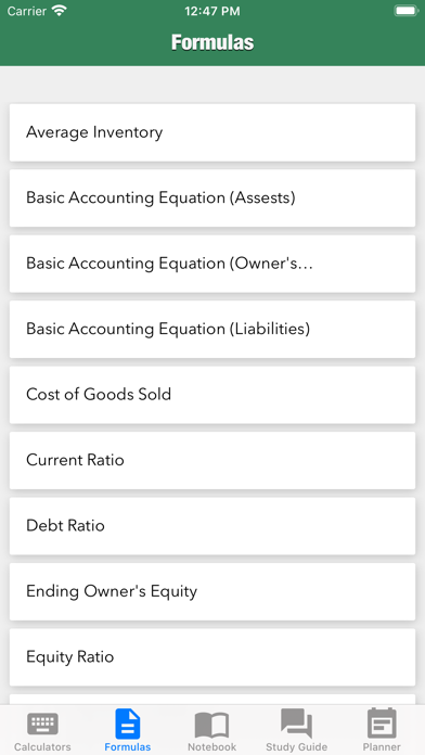 ACO Financial Screenshot