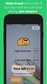 Sourdough Bread Kitchen Timer screenshot