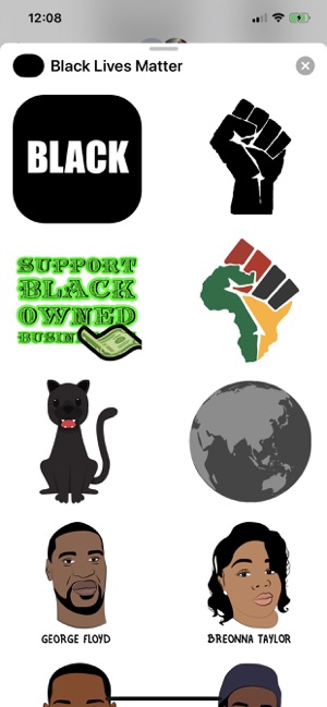 Black Lives Matter Emoji Pack