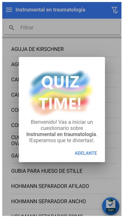 Instrumental en quirófano Screenshot